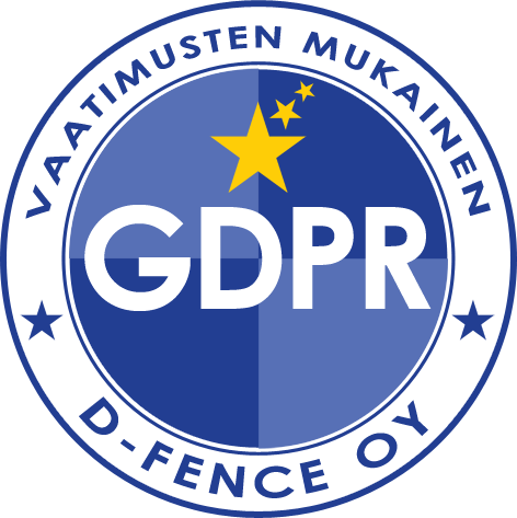 D-Fence Oy GDPR logotyp
